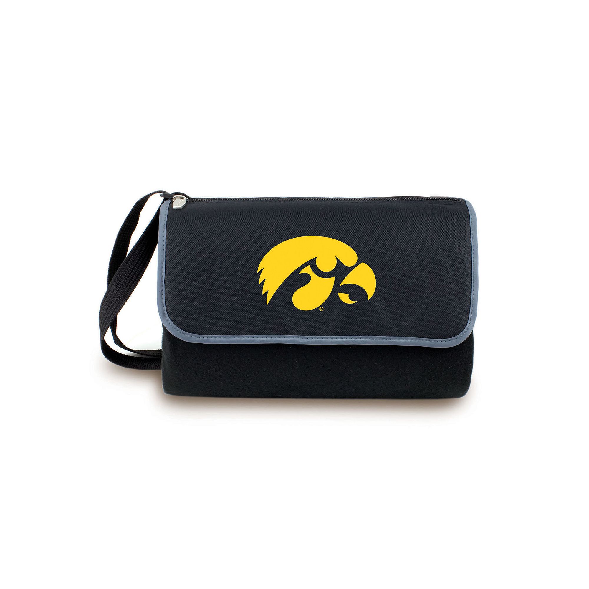 Picnic Time Iowa Hawkeyes Blanket Tote, Black