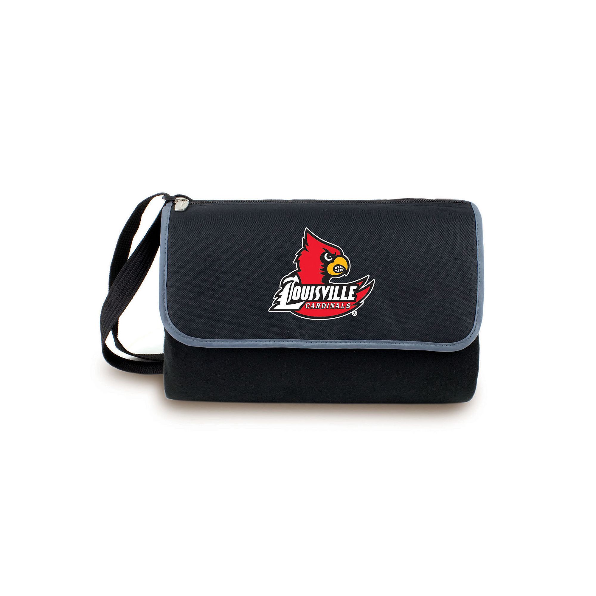 Picnic Time Louisville Cardinals Blanket Tote, Black