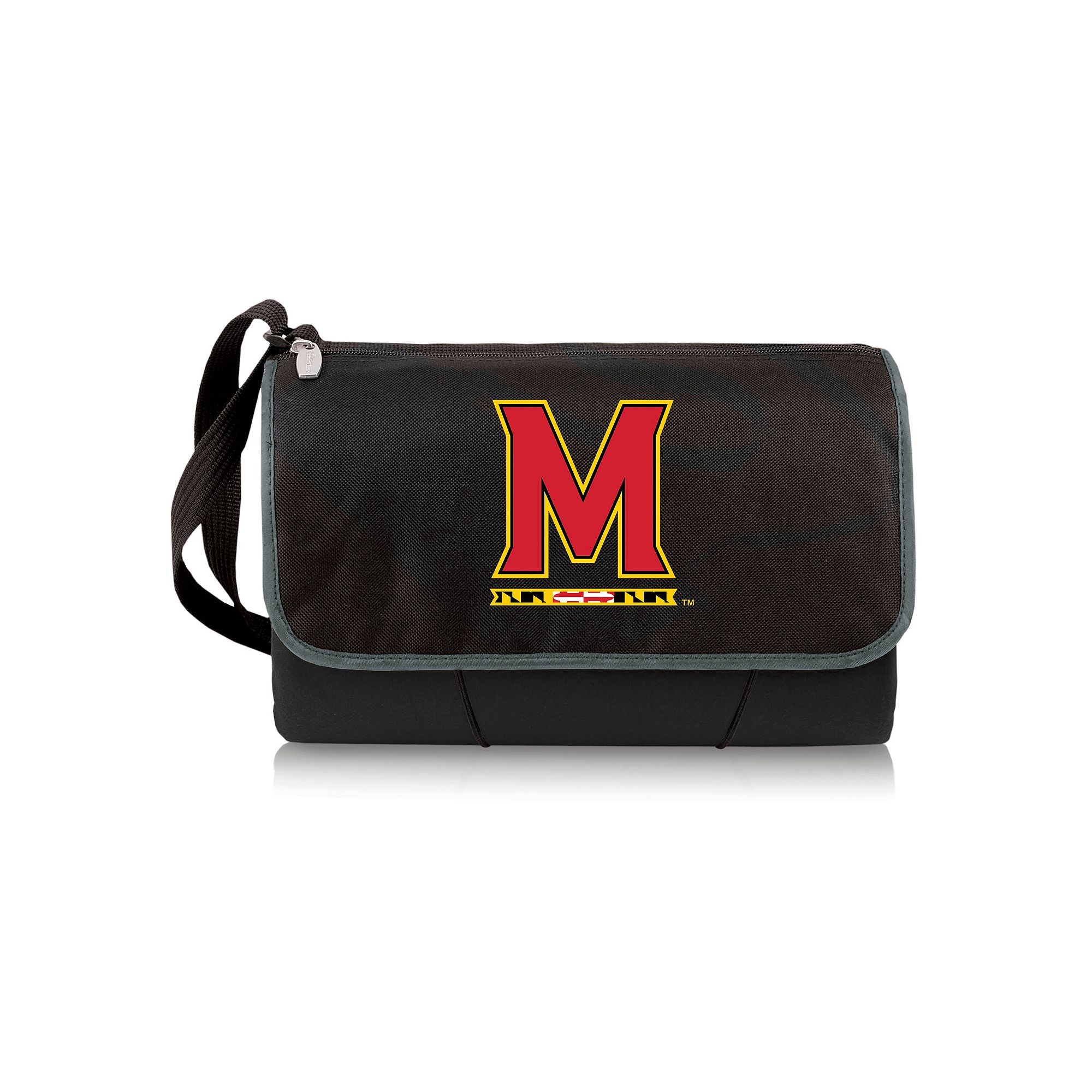 Picnic Time Maryland Terrapins Blanket Tote, Black