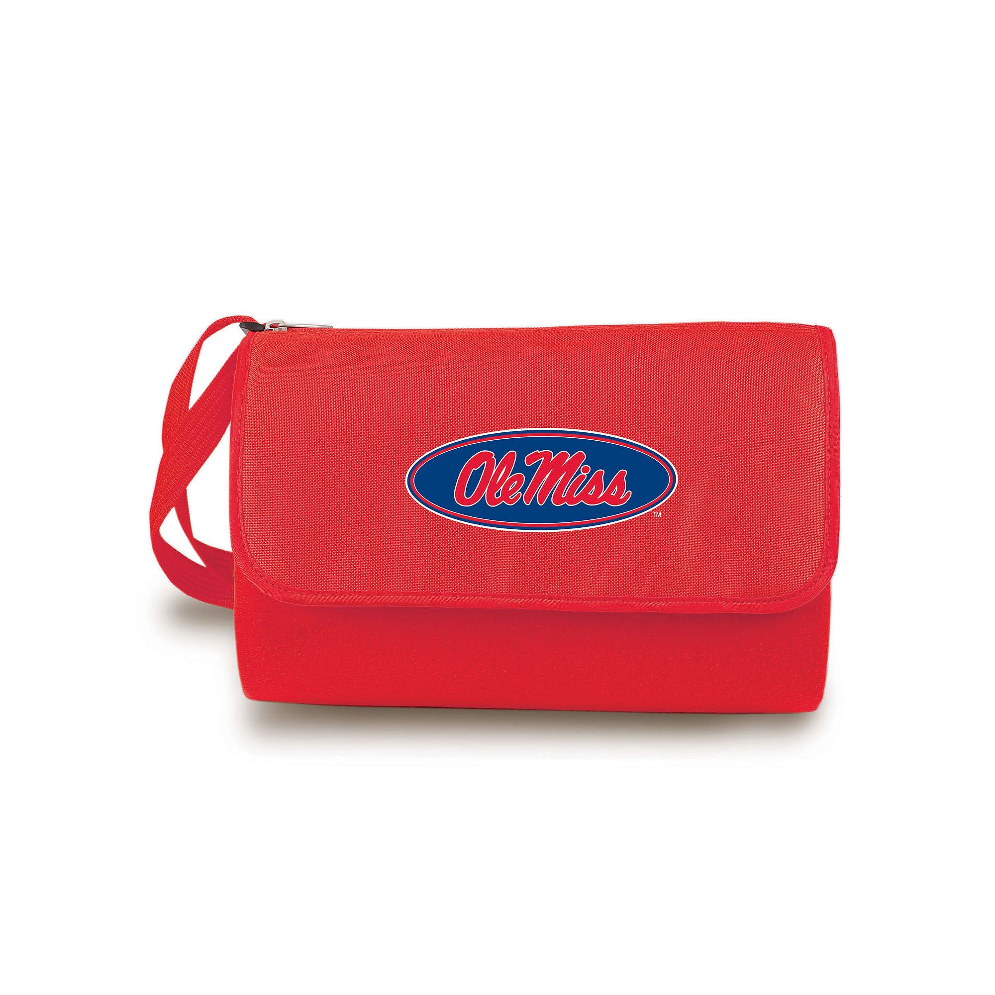 Picnic Time Ole Miss Rebels Blanket Tote, Red