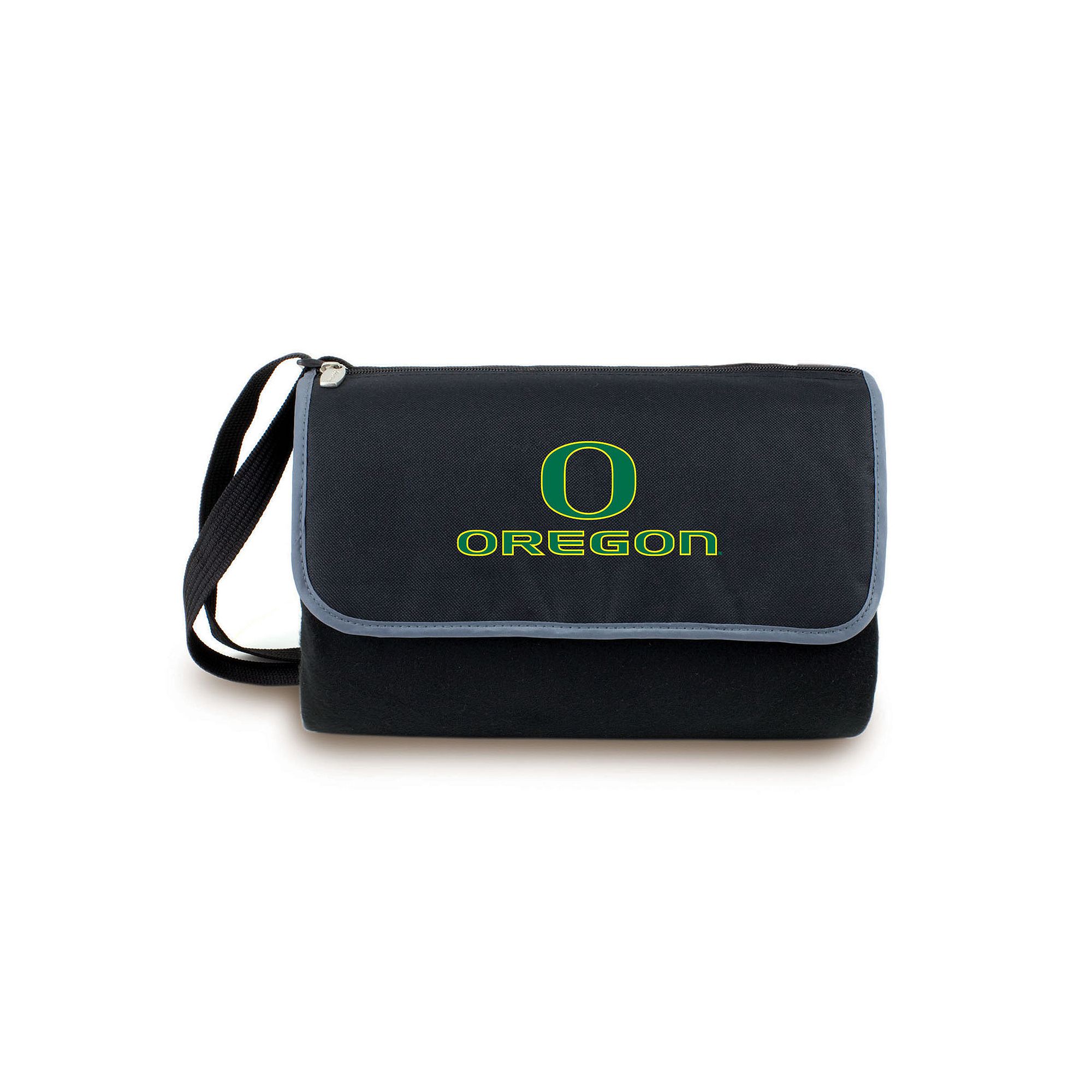 Picnic Time Oregon Ducks Blanket Tote, Black