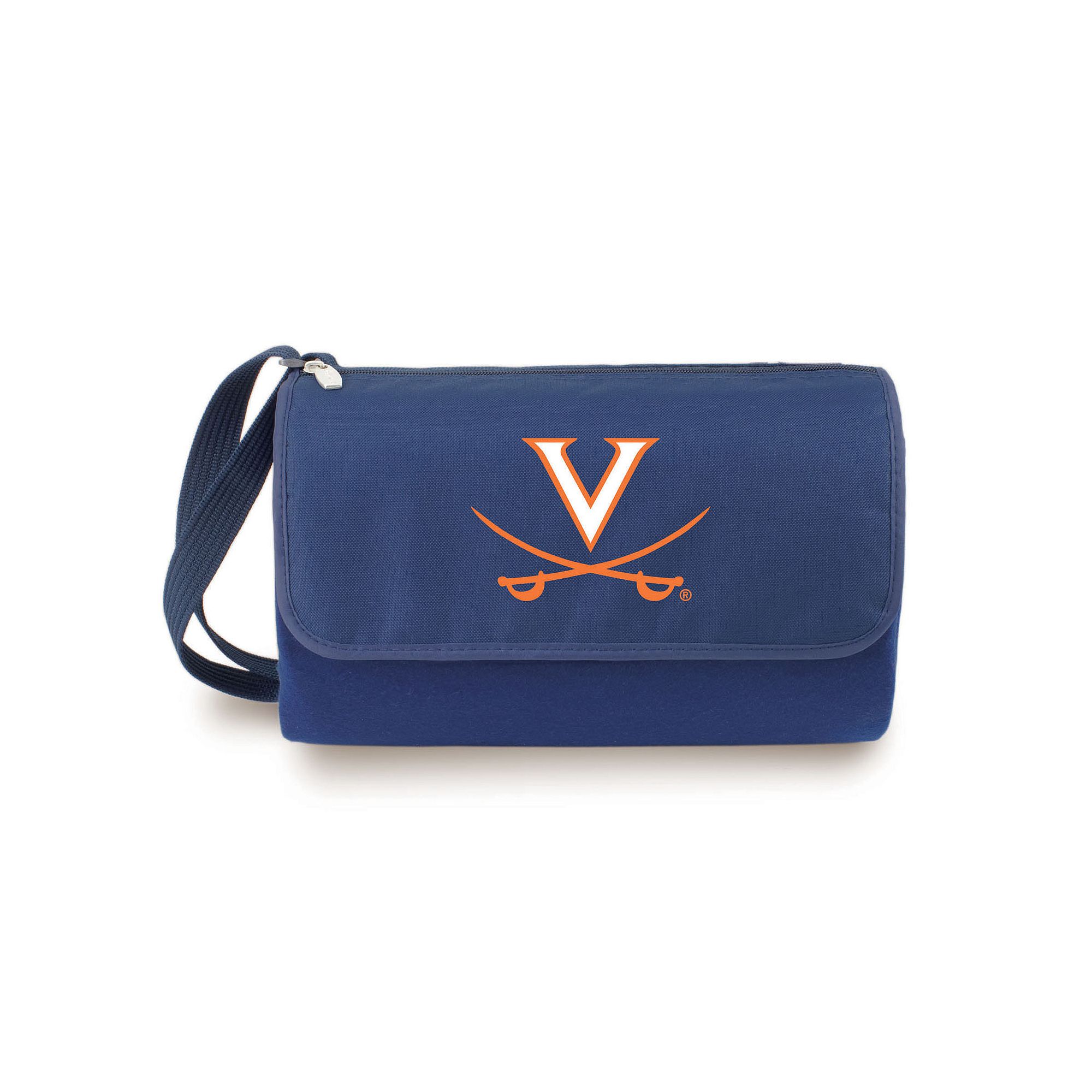 Picnic Time Virginia Cavaliers Blanket Tote, Blue