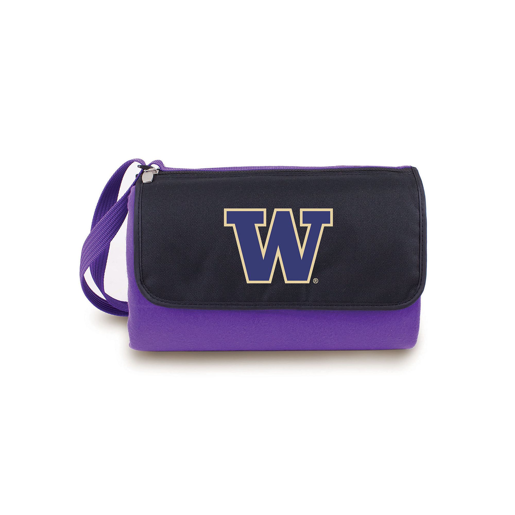 Picnic Time Washington Huskies Blanket Tote, Purple