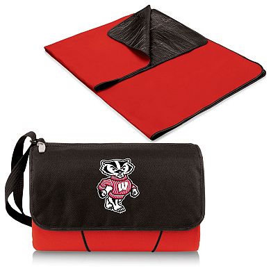 Picnic Time Wisconsin Badgers Blanket Tote