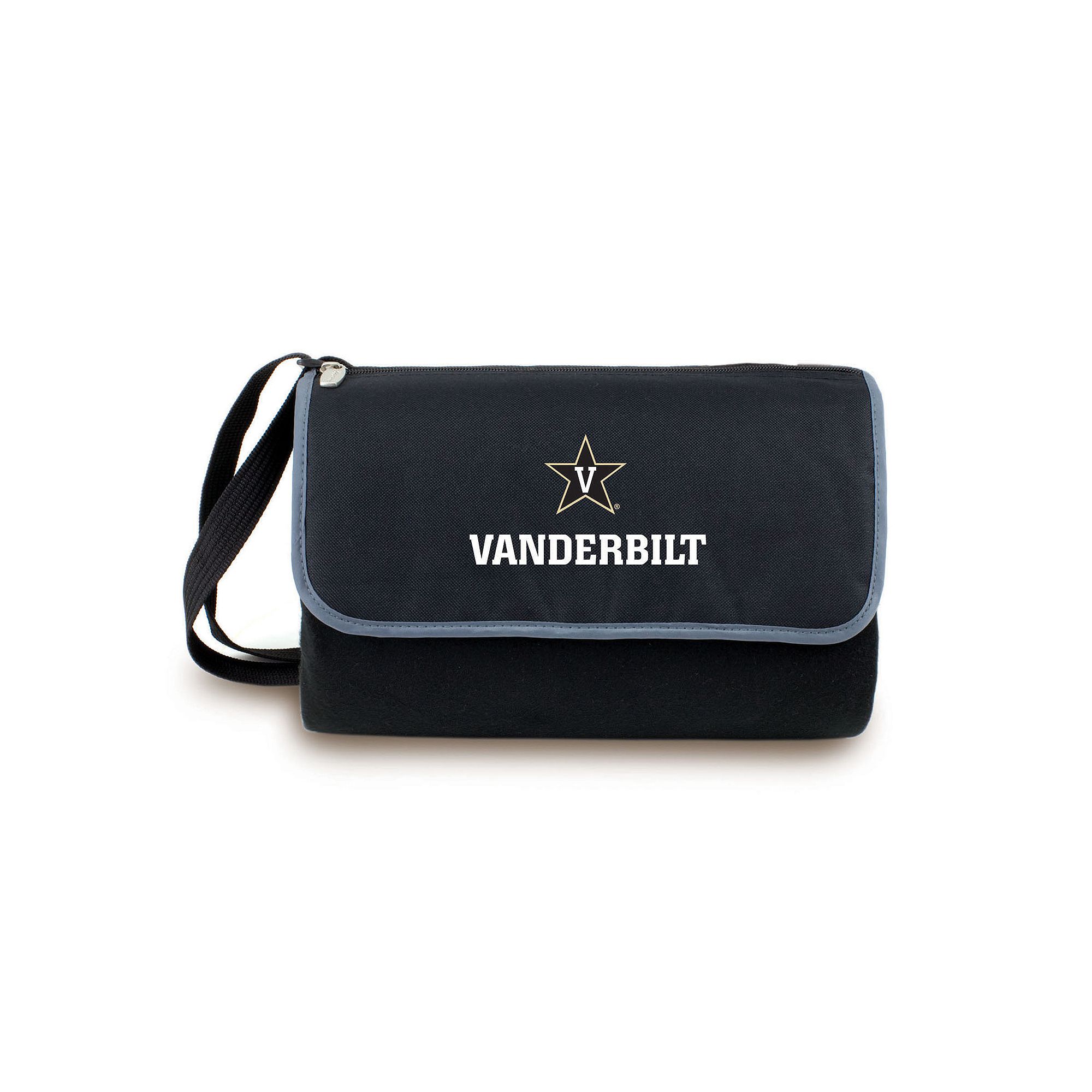 Picnic Time Vanderbilt Commodores Blanket Tote, Black