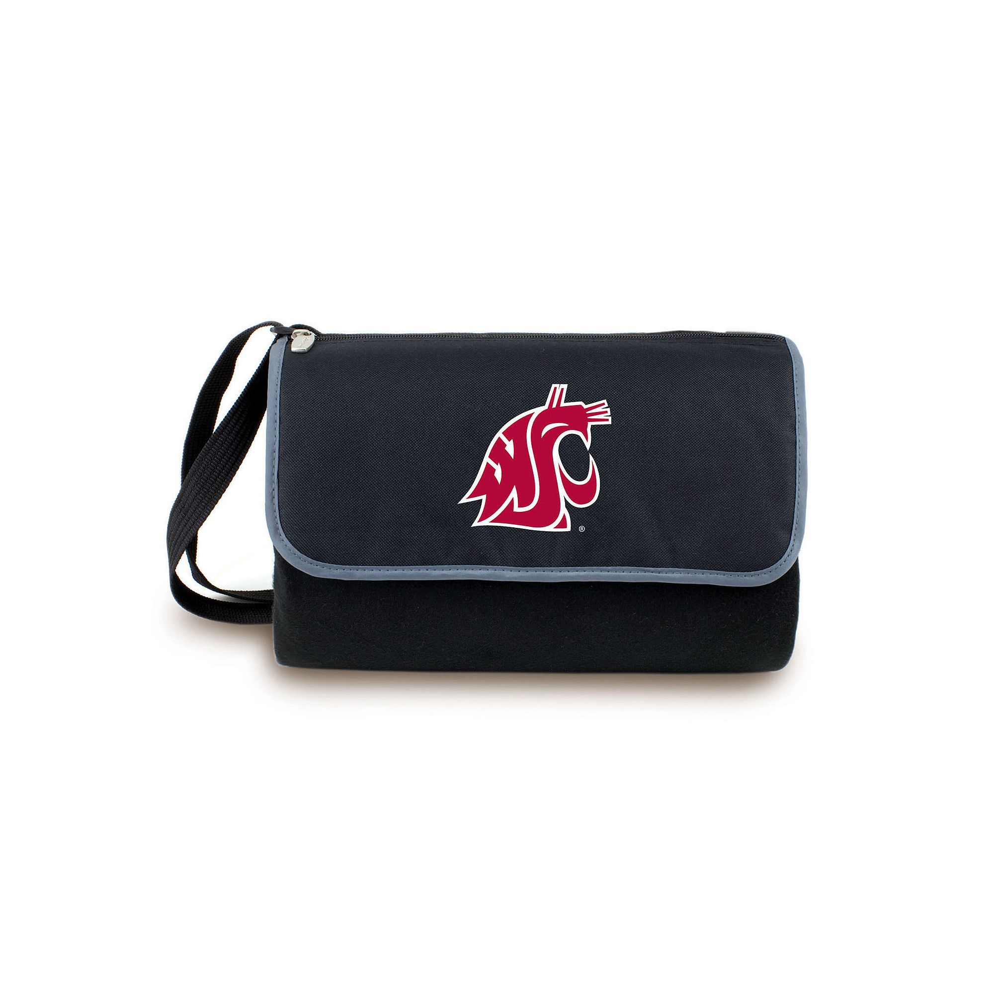 Picnic Time Washington State Cougars Blanket Tote, Black