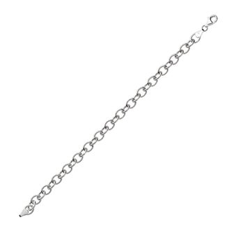 Sterling Silver Chain Bracelet - 7 1/4-in.