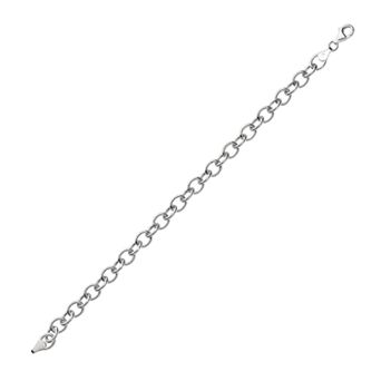 Sterling Silver Chain Bracelet - 7 1/4-in.