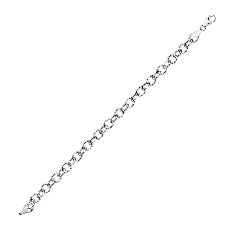 92930179 Sterling Silver Chain Bracelet - 7 1/4-in., Womens sku 92930179