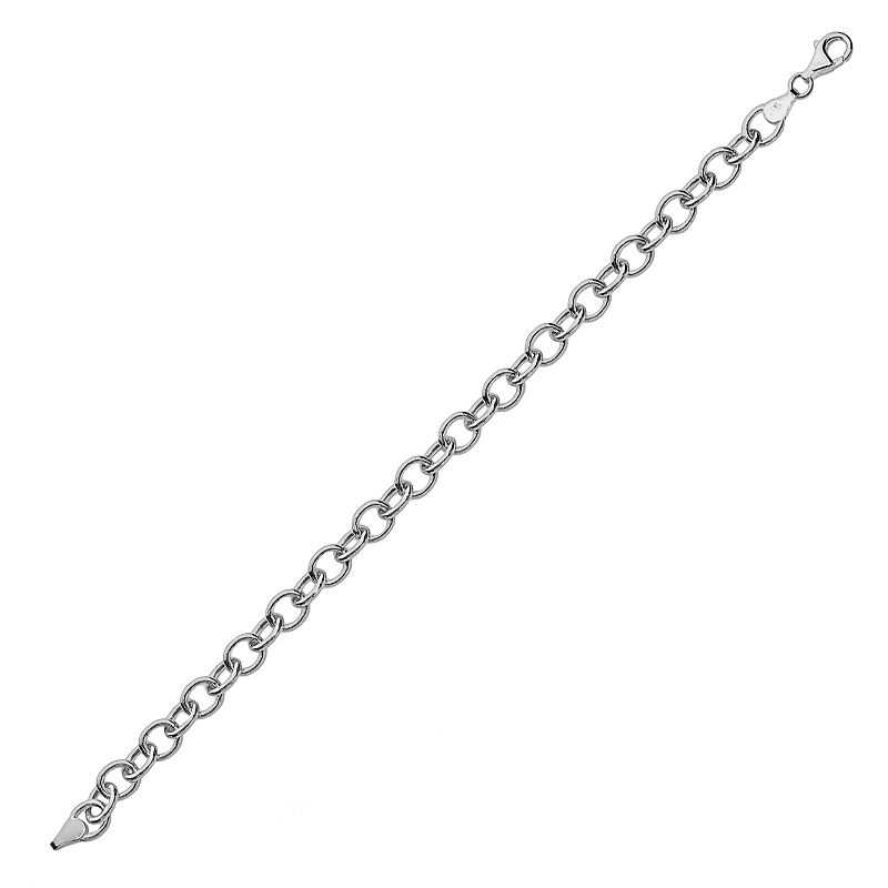 92930190 Sterling Silver Chain Bracelet - 8-in., Womens, Si sku 92930190