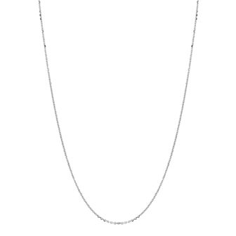 Sterling Silver Cable Chain Necklace - 16 in