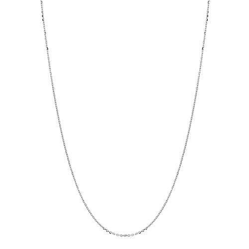 Sterling Silver Cable Chain Necklace 16in.