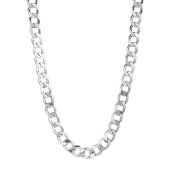 Karat Rush Sterling Silver Curb Chain Necklace -24 in - Men