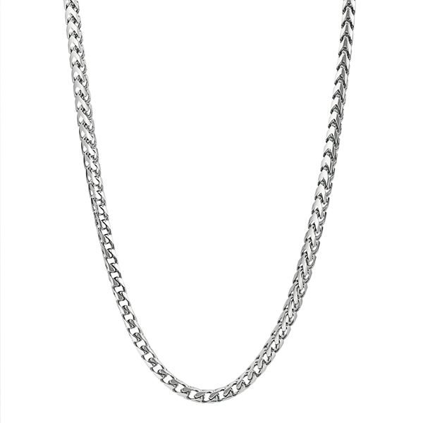 Sterling Silver Franco Chain Necklace - 24-in. - Men