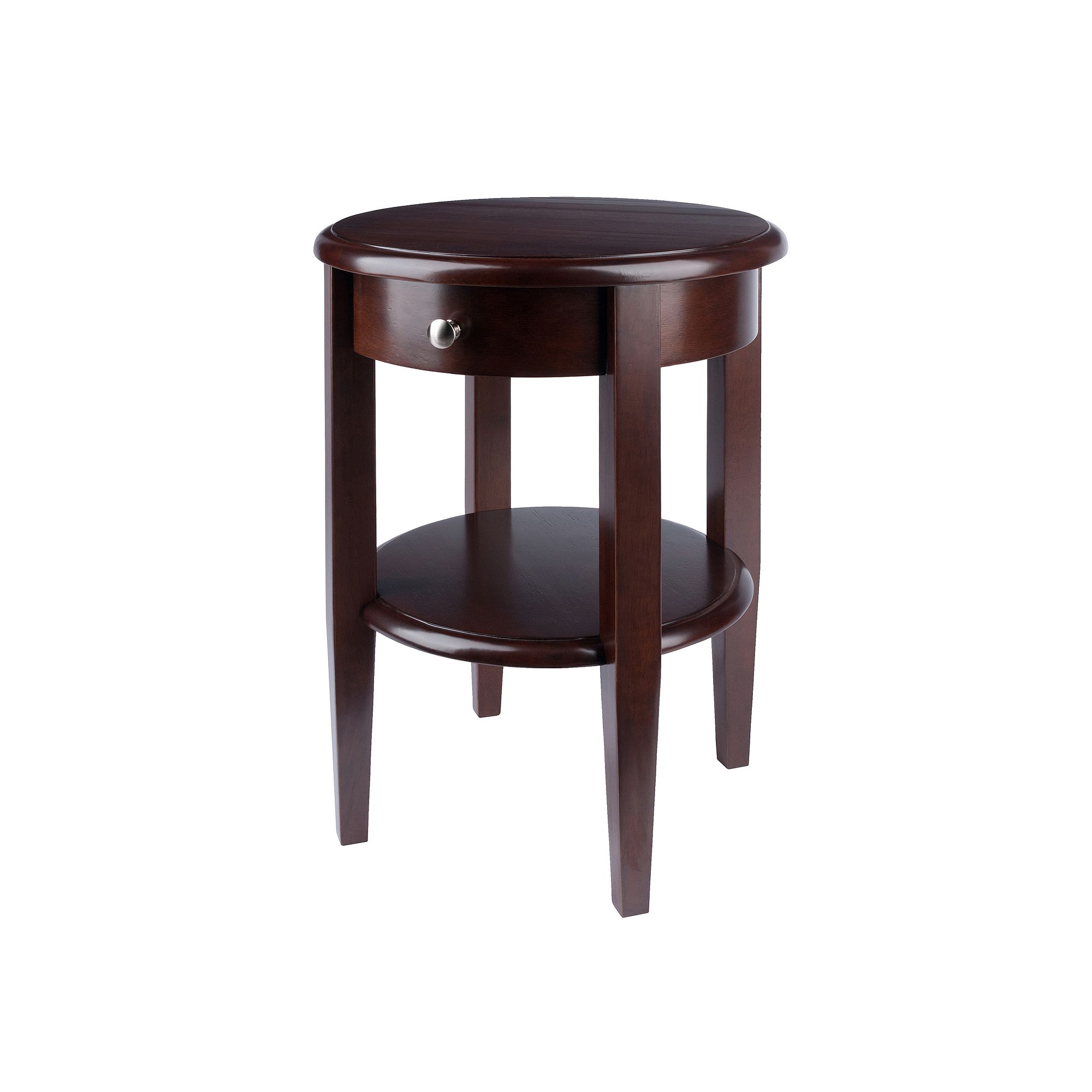 Winsome Concord End Table, Antique Brown