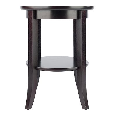 Winsome Genoa Round End Table