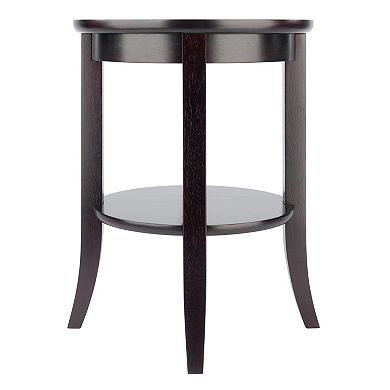 Winsome Genoa Round End Table