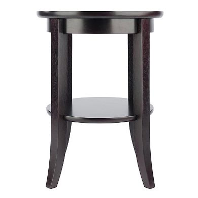 Winsome Genoa Round End Table