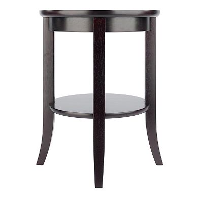 Winsome Genoa Round End Table