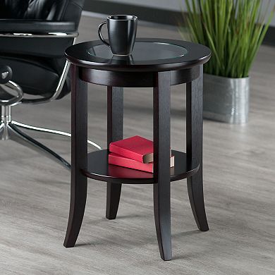 Winsome Genoa Round End Table