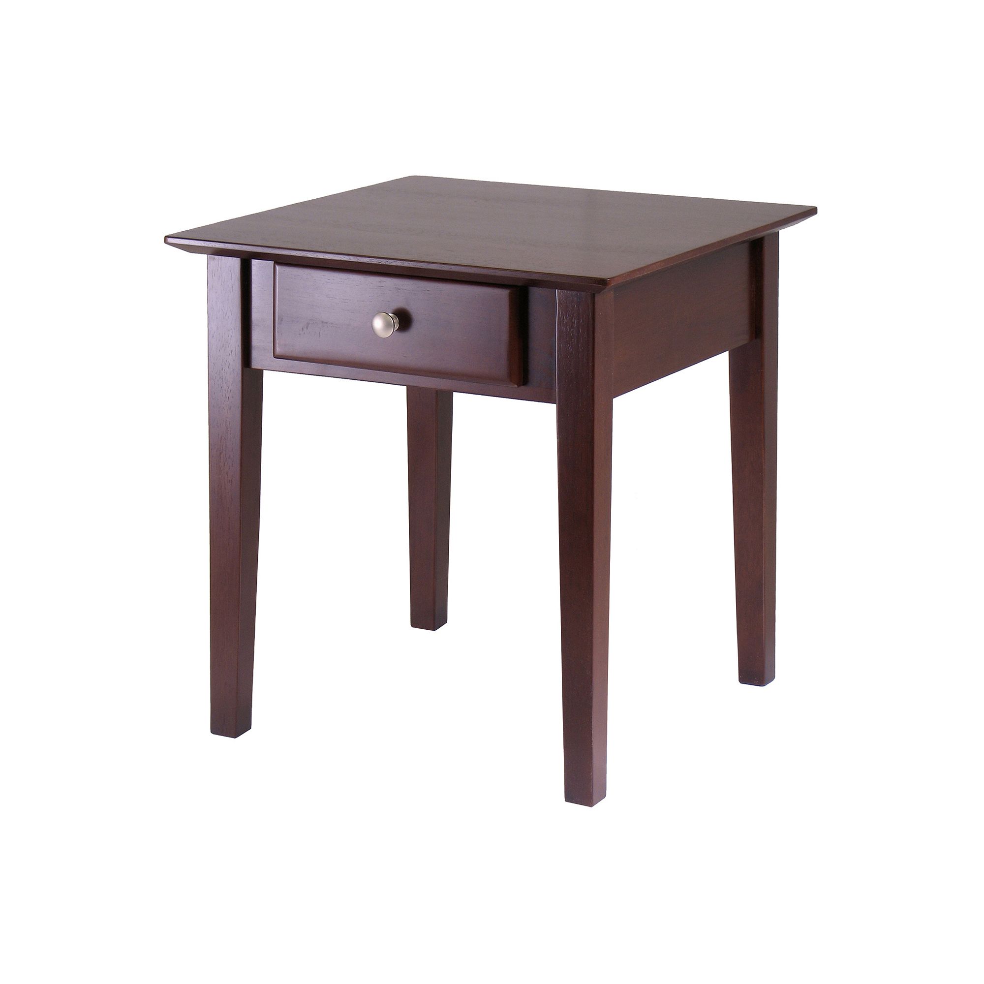 Winsome Rochester End Table, Antique Brown