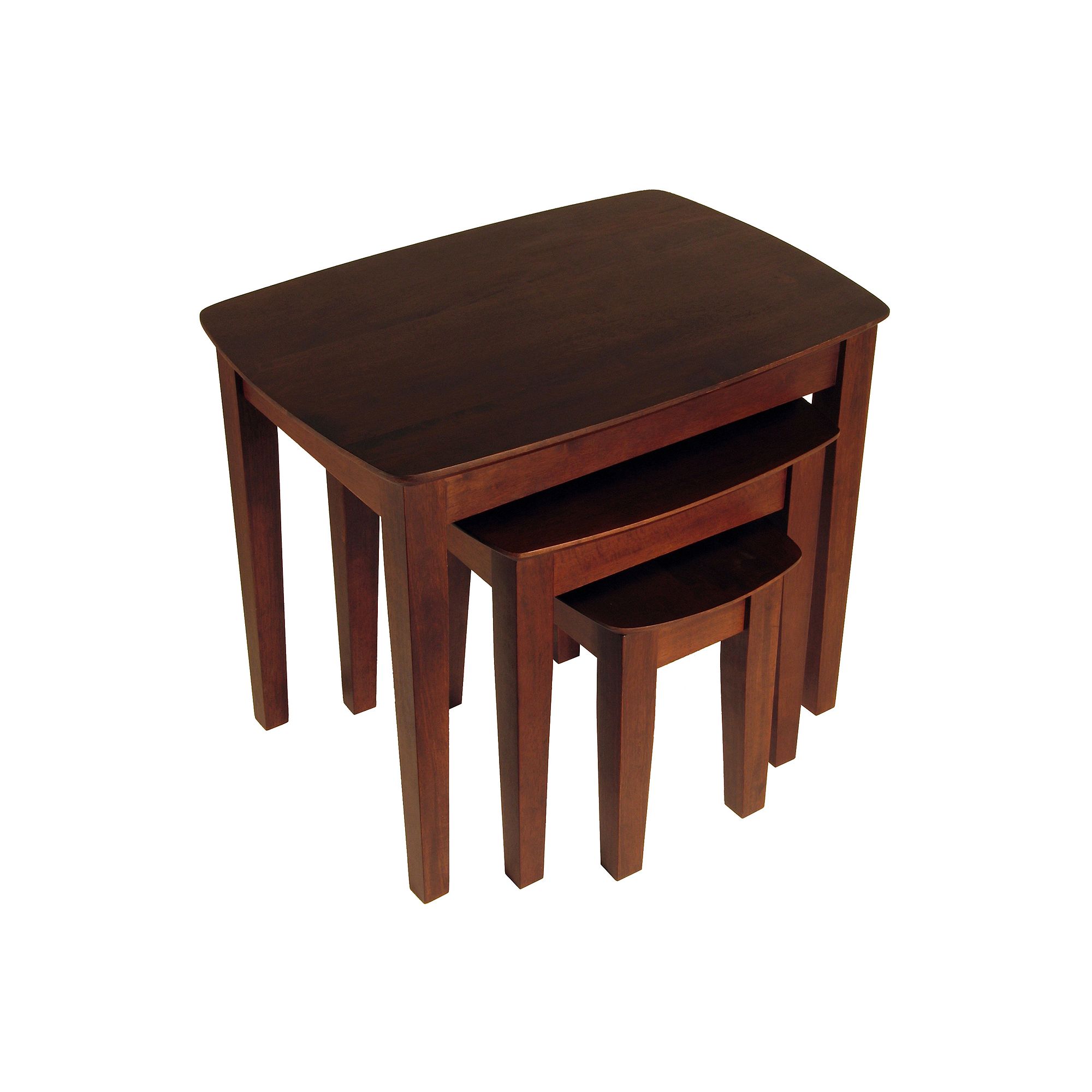 Winsome 3-pc. Nesting End Table Set, Antique Brown