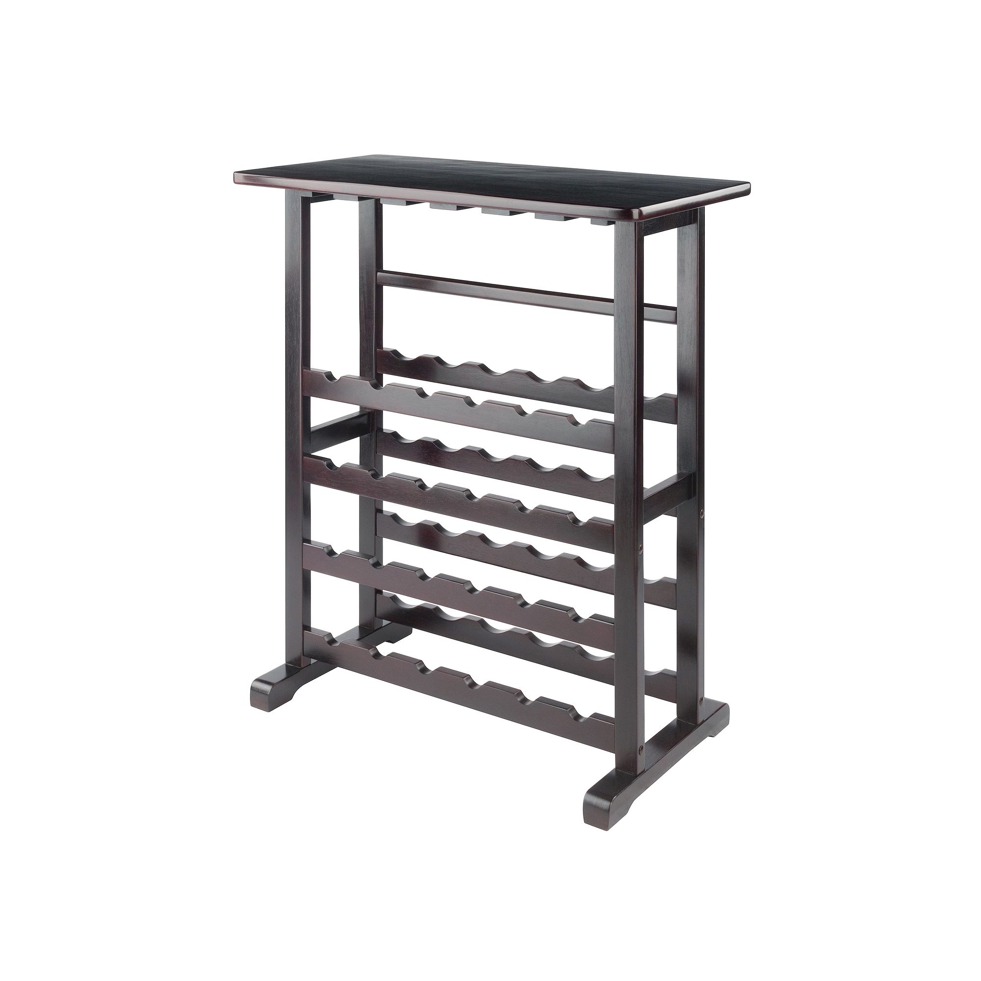 Winsome Vinny 24-Bottle Wine Rack, Brown