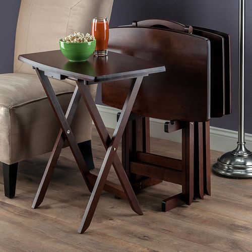 Winsome 5-pc. Oversized TV Tray Table Set