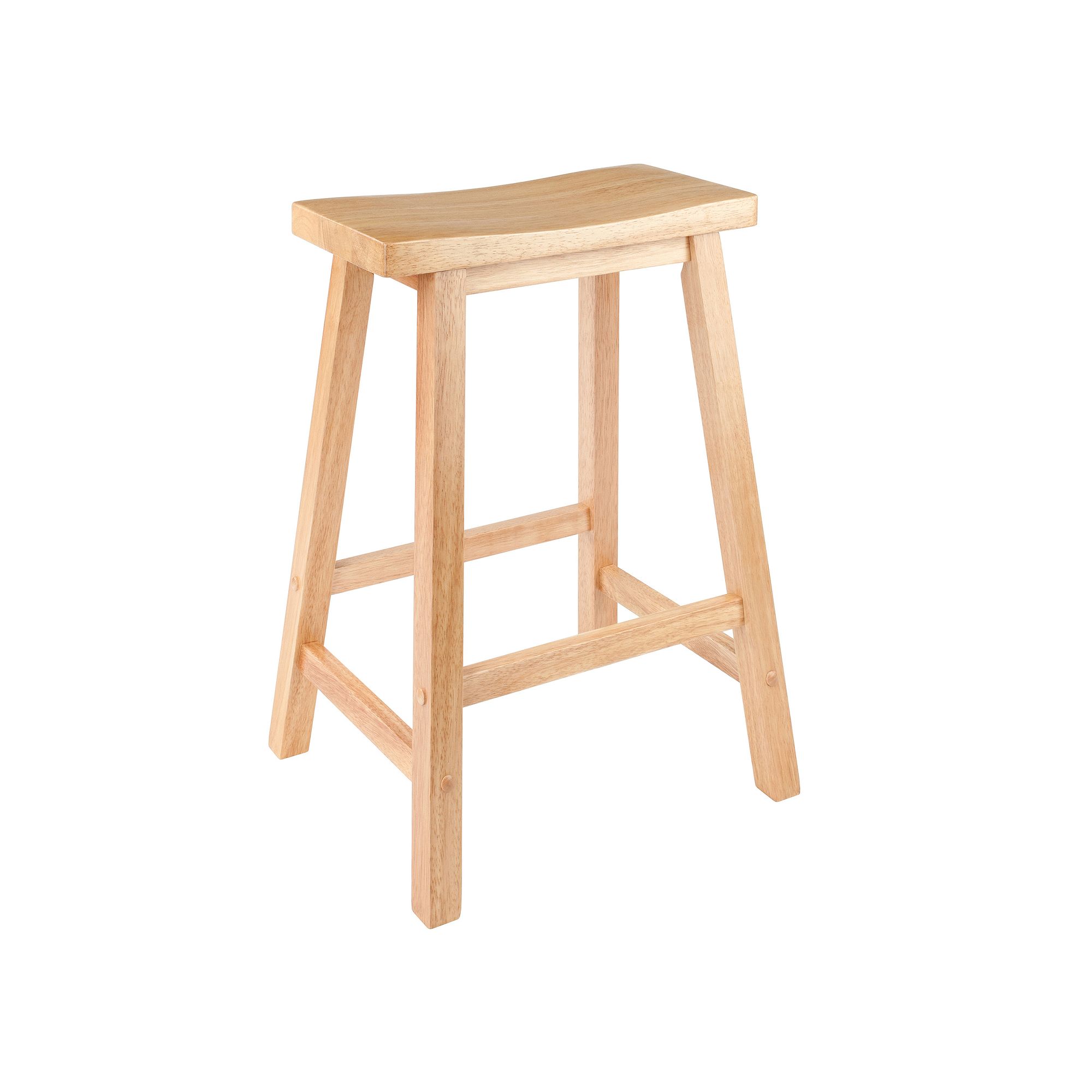 Winsome 24-in. Saddle Seat Stool, Natural