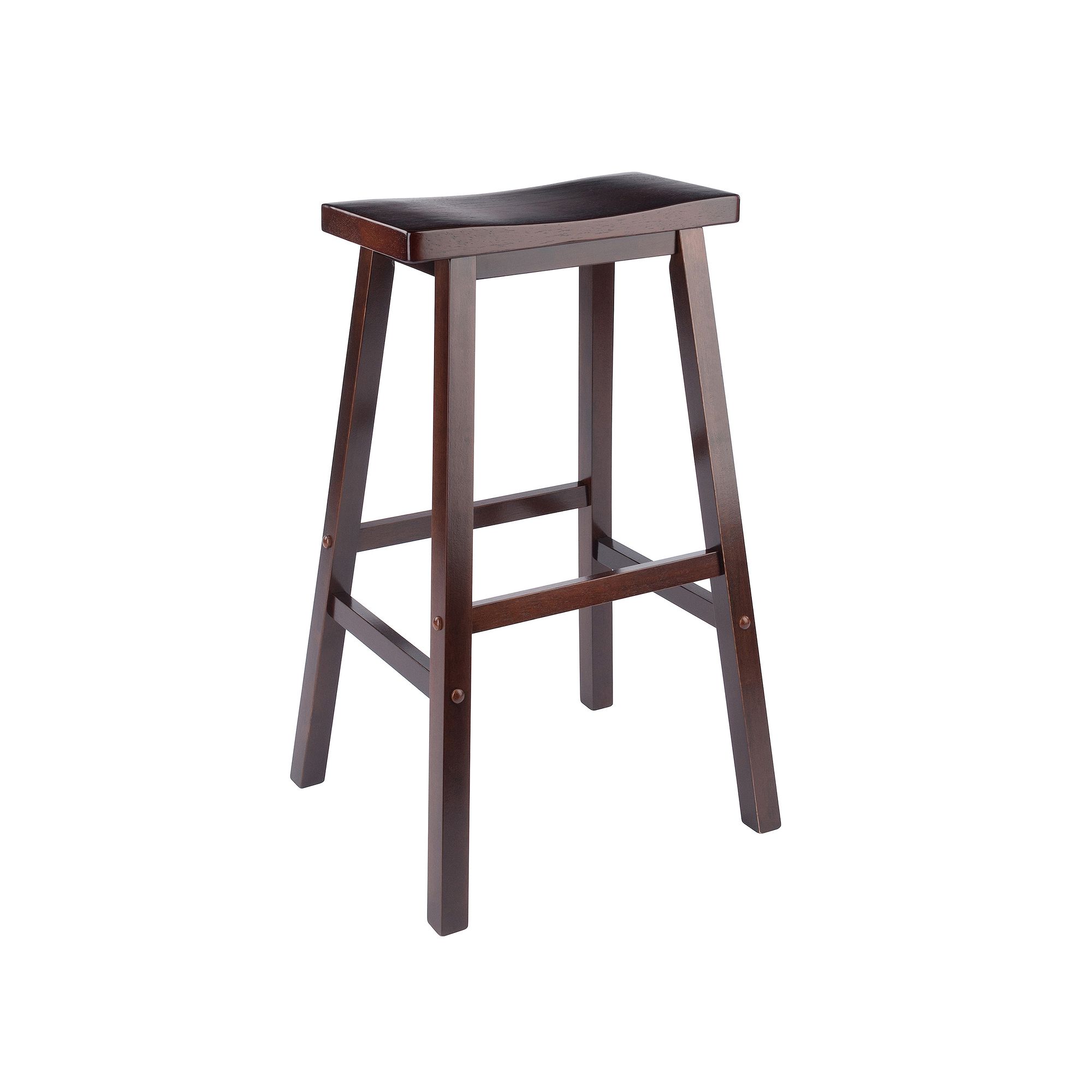 Winsome 29-in. Saddle Seat Stool, Antique Brown