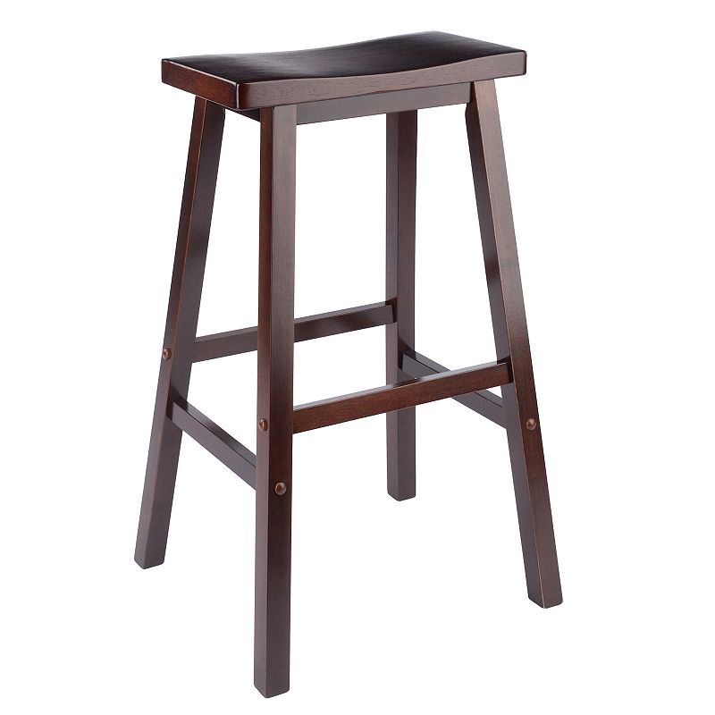 Winsome 29-in. Saddle Seat Stool, Brown, Furniture