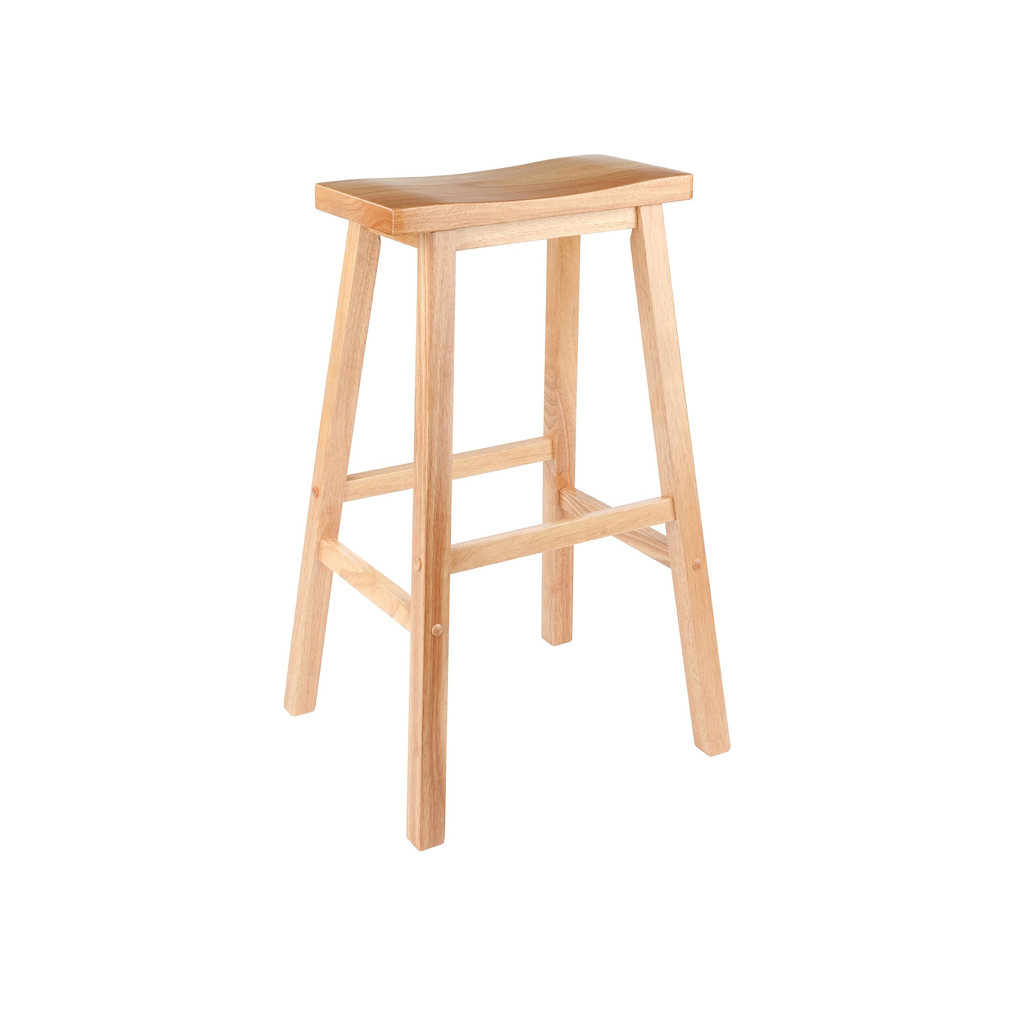 Winsome 29-in. Saddle Seat Stool, Natural