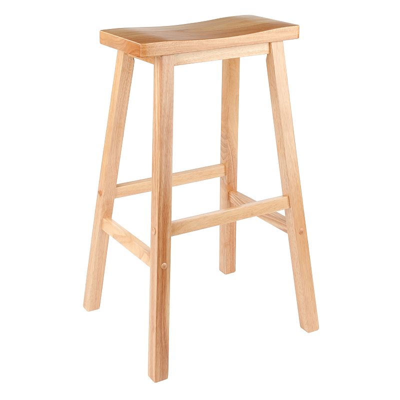 Winsome 29-in. Saddle Seat Stool, Beig/Green, Furniture