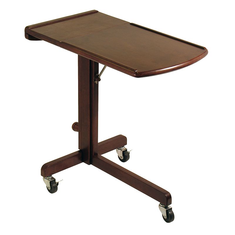 Winsome Wheeled Lap Desk, Brown, Furniture