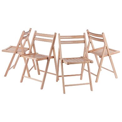 Winsome 4-pc. Folding Chair Set