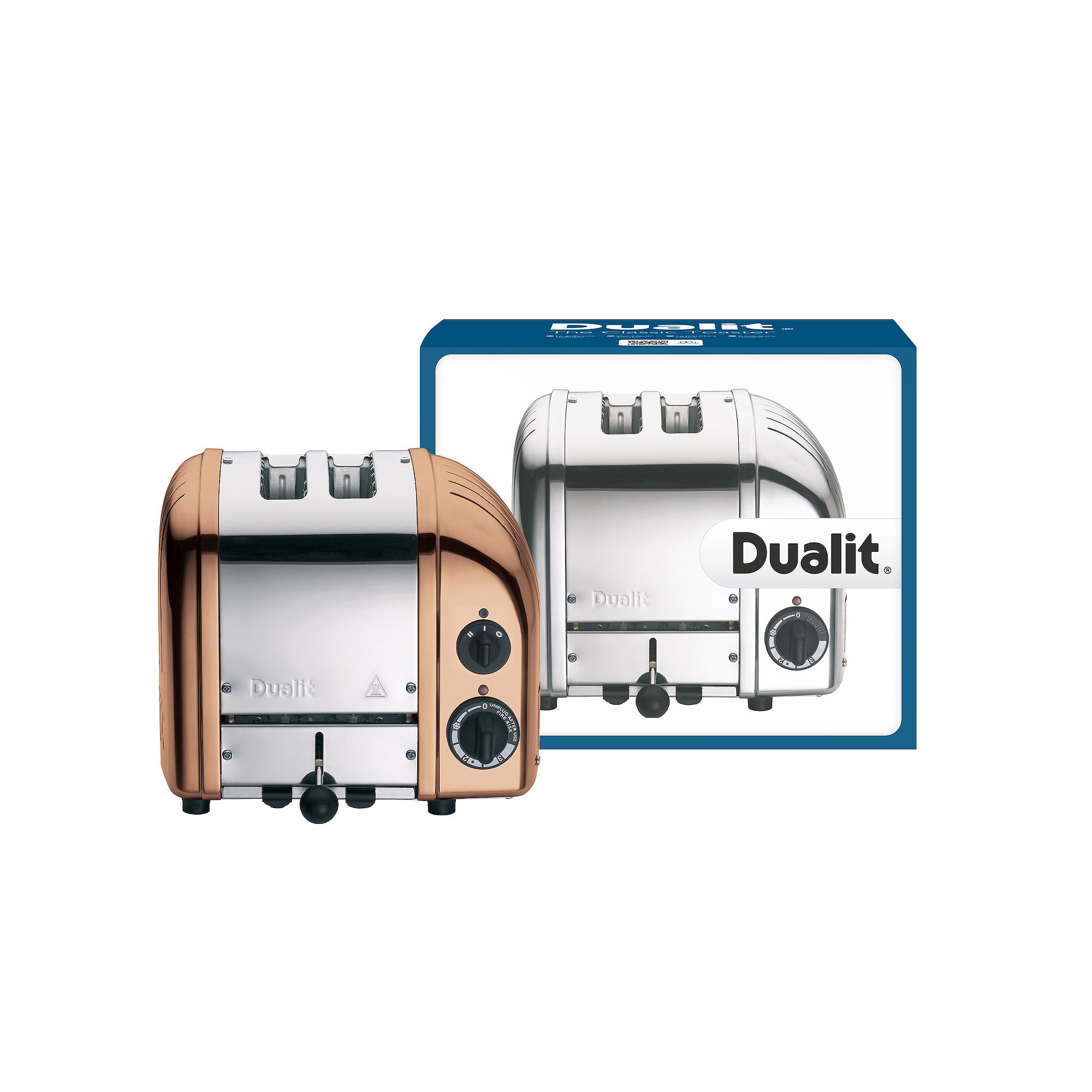 Dualit Classic 2-Slice Toaster, Brown
