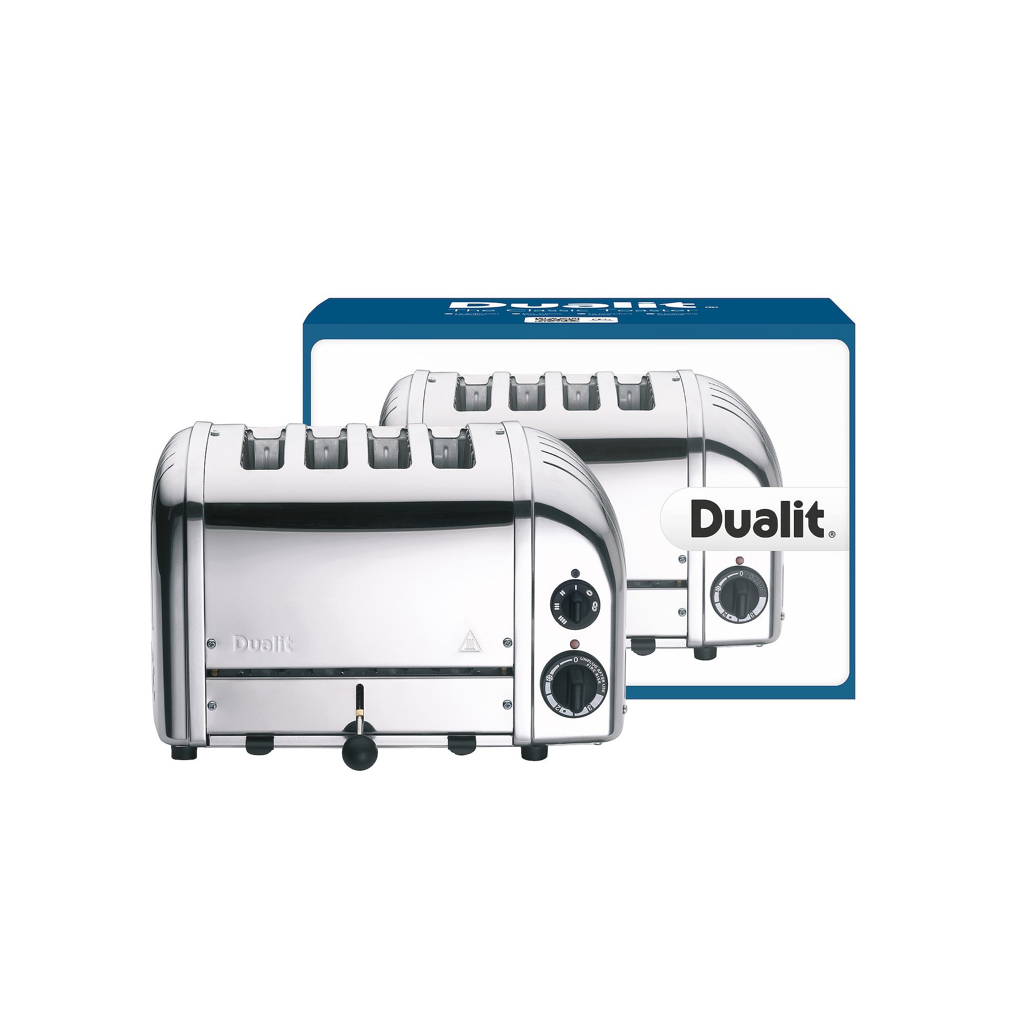 Dualit Classic 4-Slice Toaster, Grey