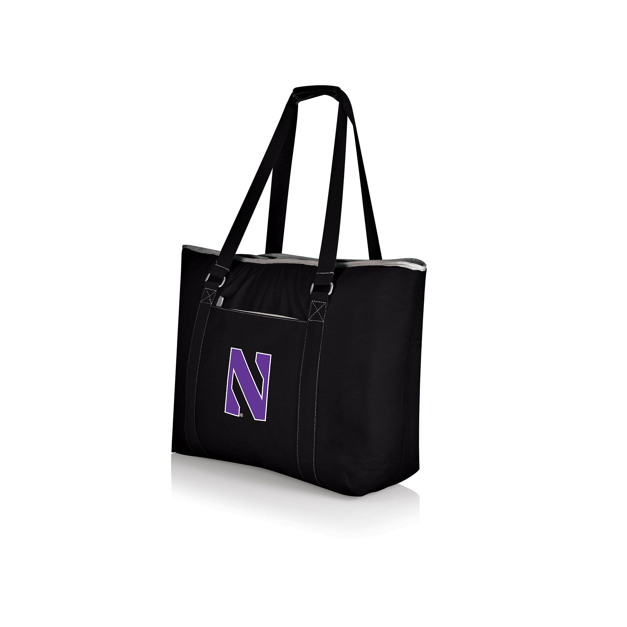 Picnic Time Tahoe Northwestern Wildcats Insulated Cooler Tote, Black
