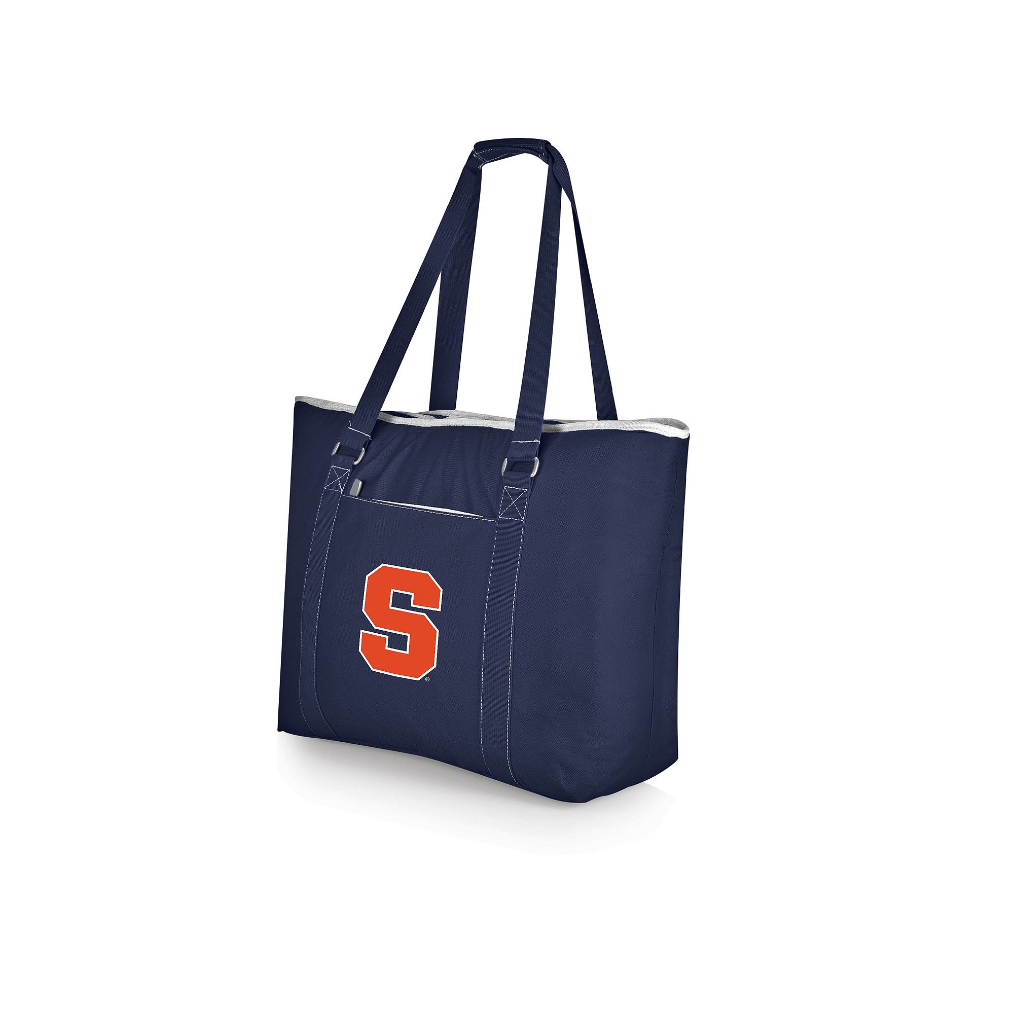 Picnic Time Tahoe Syracuse Orange Insulated Cooler Tote, Blue