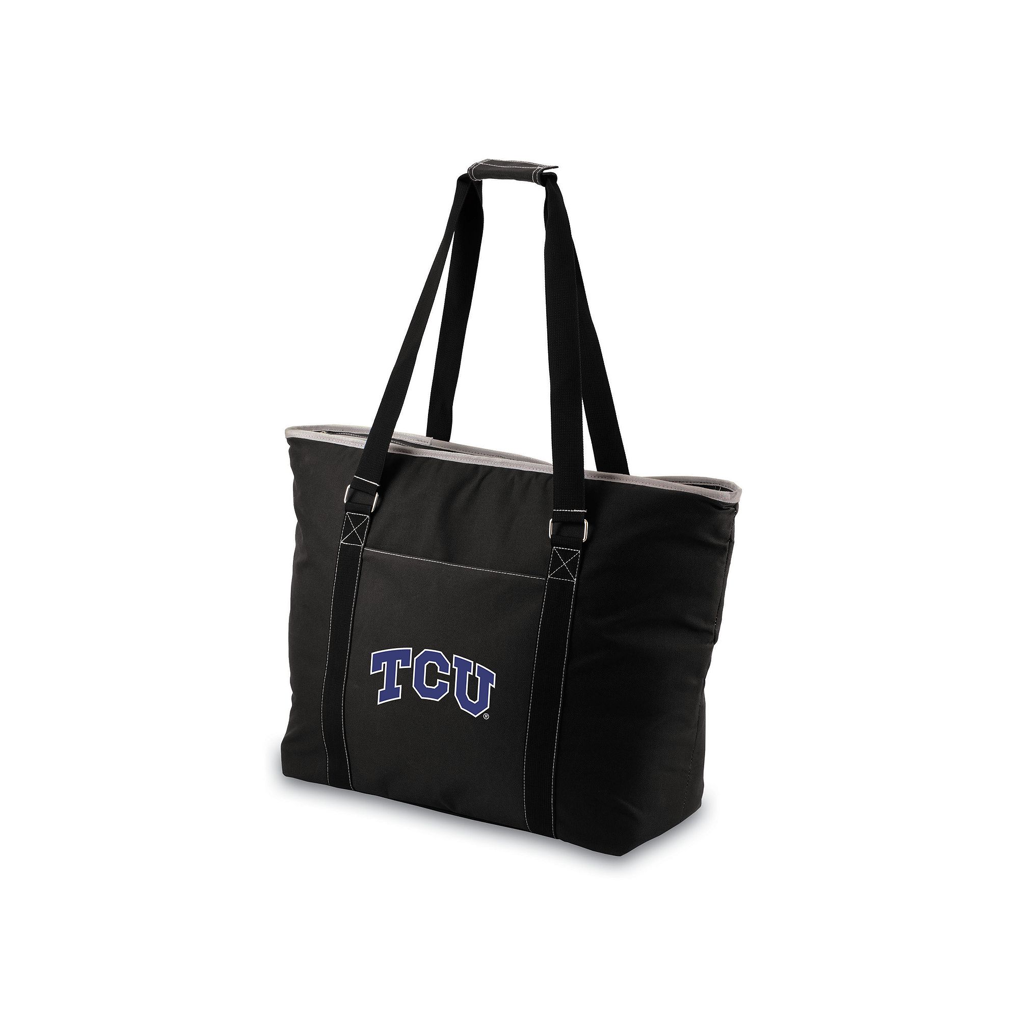 Picnic Time Tahoe TCU Horned Frogs Insulated Cooler Tote, Black