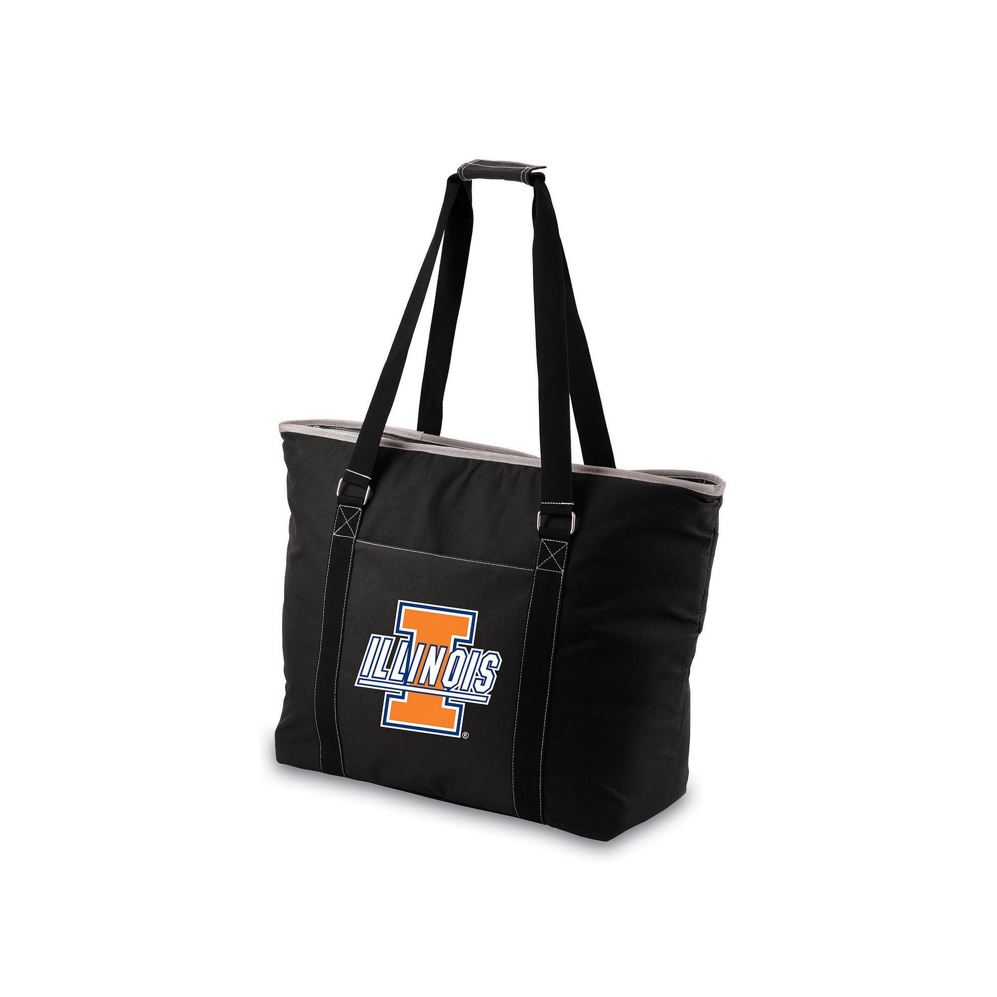 Picnic Time Tahoe Illinois Fighting Illini Insulated Cooler Tote, Black