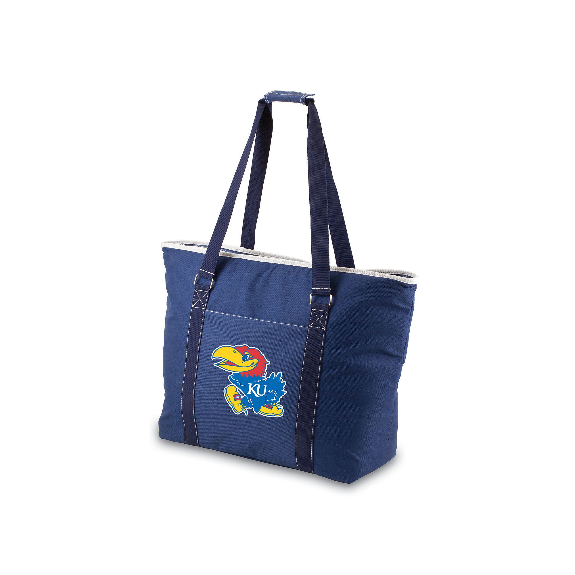 Picnic Time Tahoe Kansas Jayhawks Insulated Cooler Tote, Blue