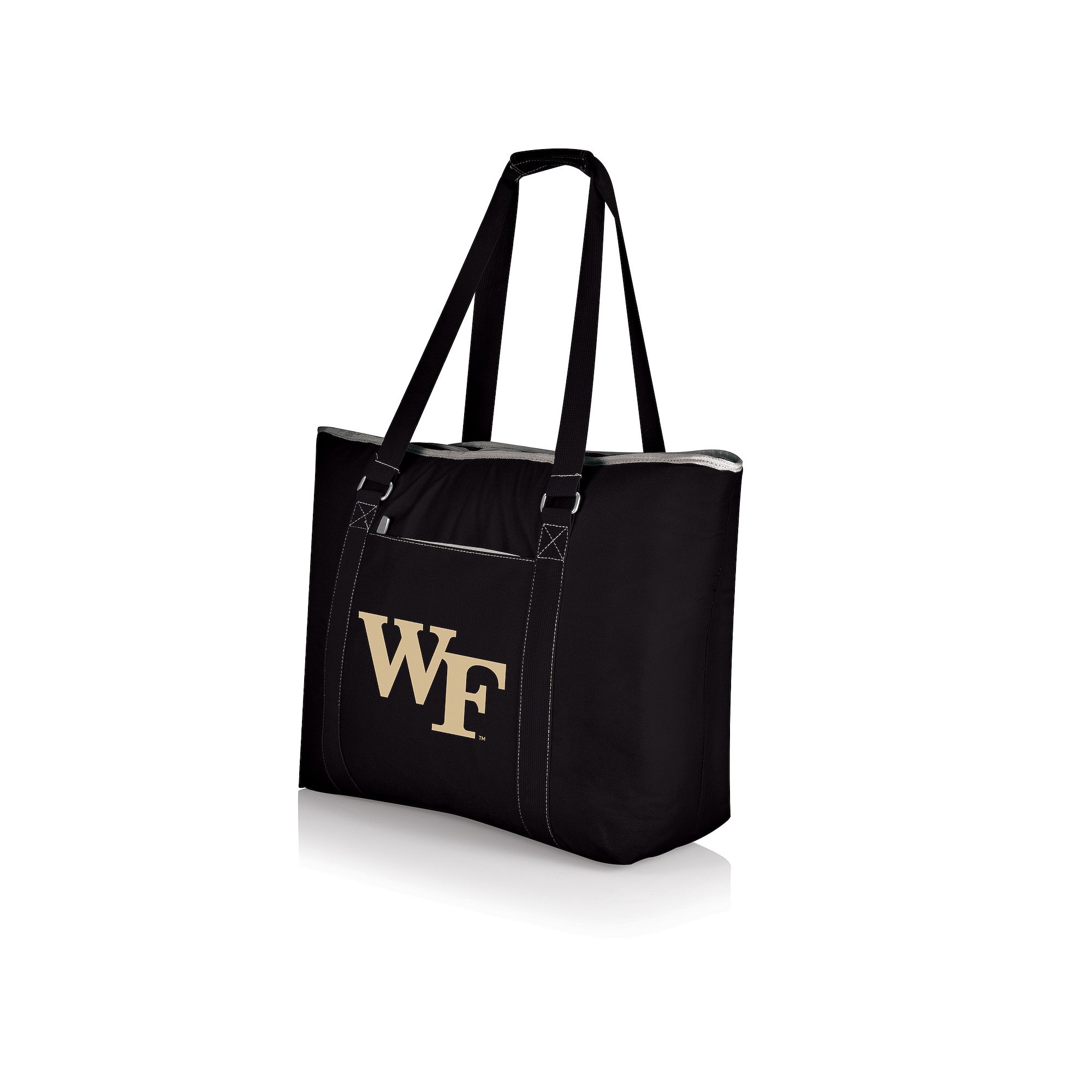 Picnic Time Tahoe Wake Forest Demon Deacons Insulated Cooler Tote, Black