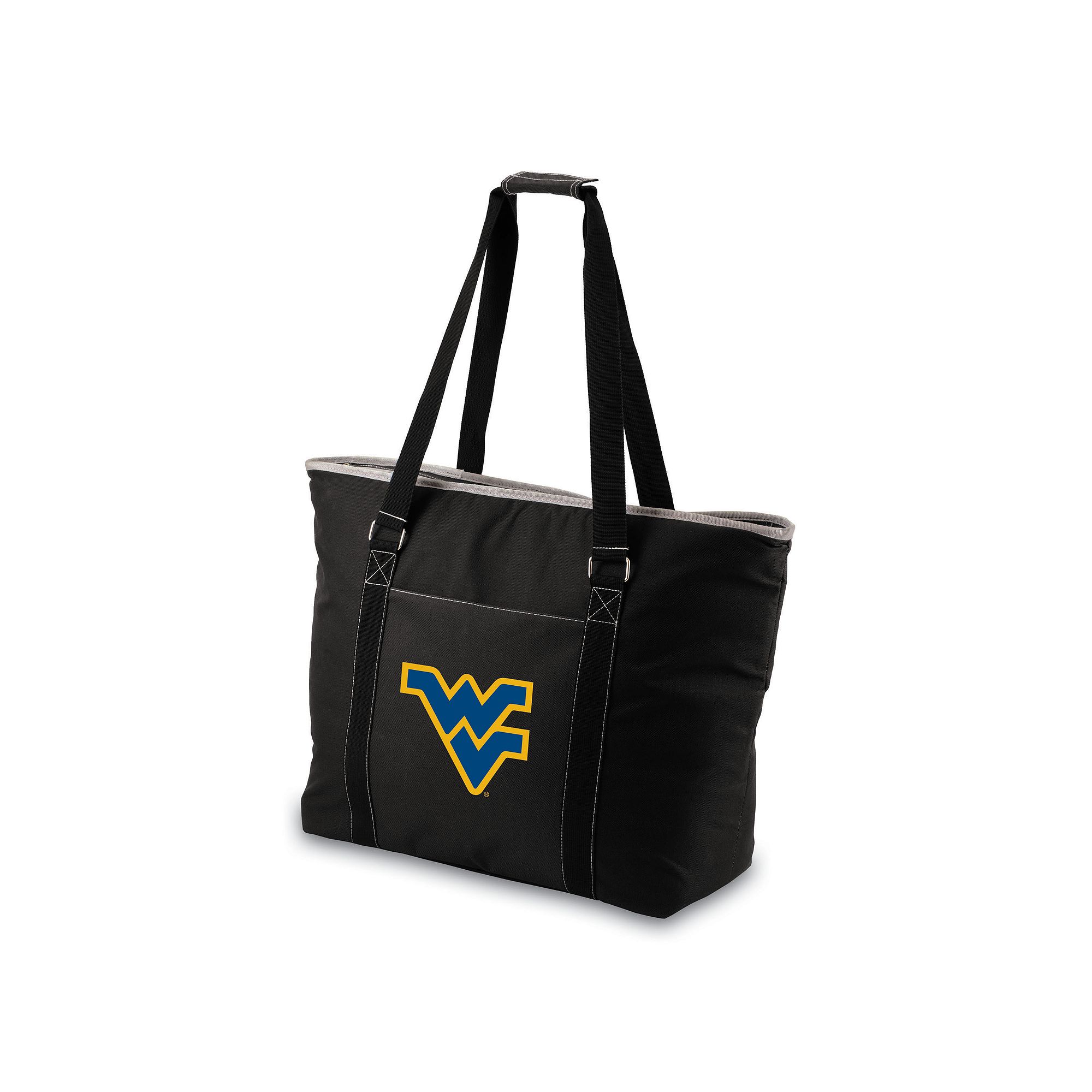 Picnic Time Tahoe West Virginia Mountaineers Insulated Cooler Tote, Black