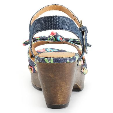 candies platform sandals