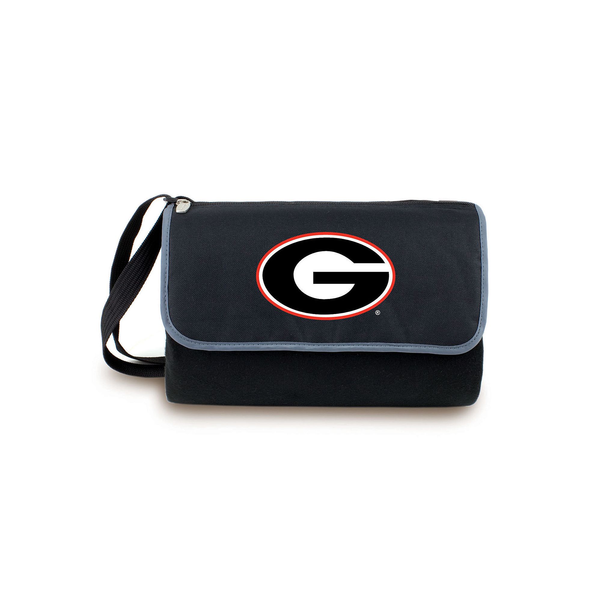 Picnic Time Georgia Bulldogs Blanket Tote, Black