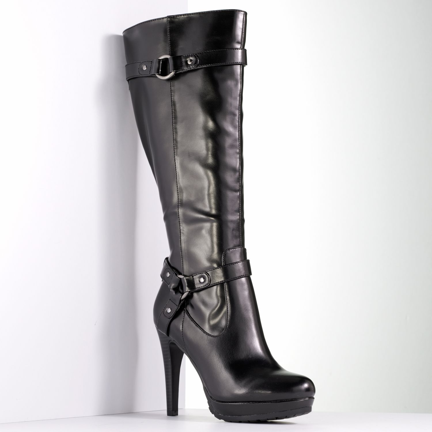 platform toe heels