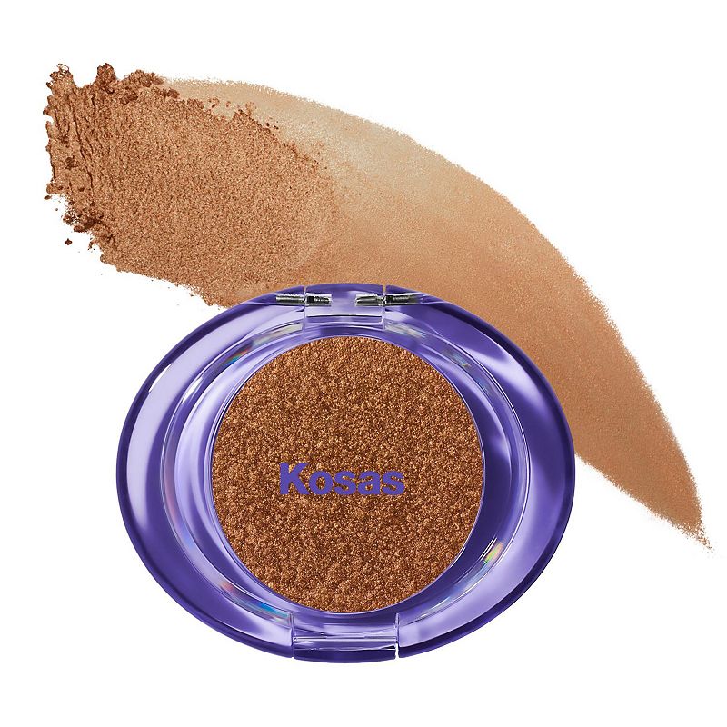 Kosas Shiny Objects Wet Glisten Highlighter Powder for Face and Eyes, Size: 0.16 Oz, Embered