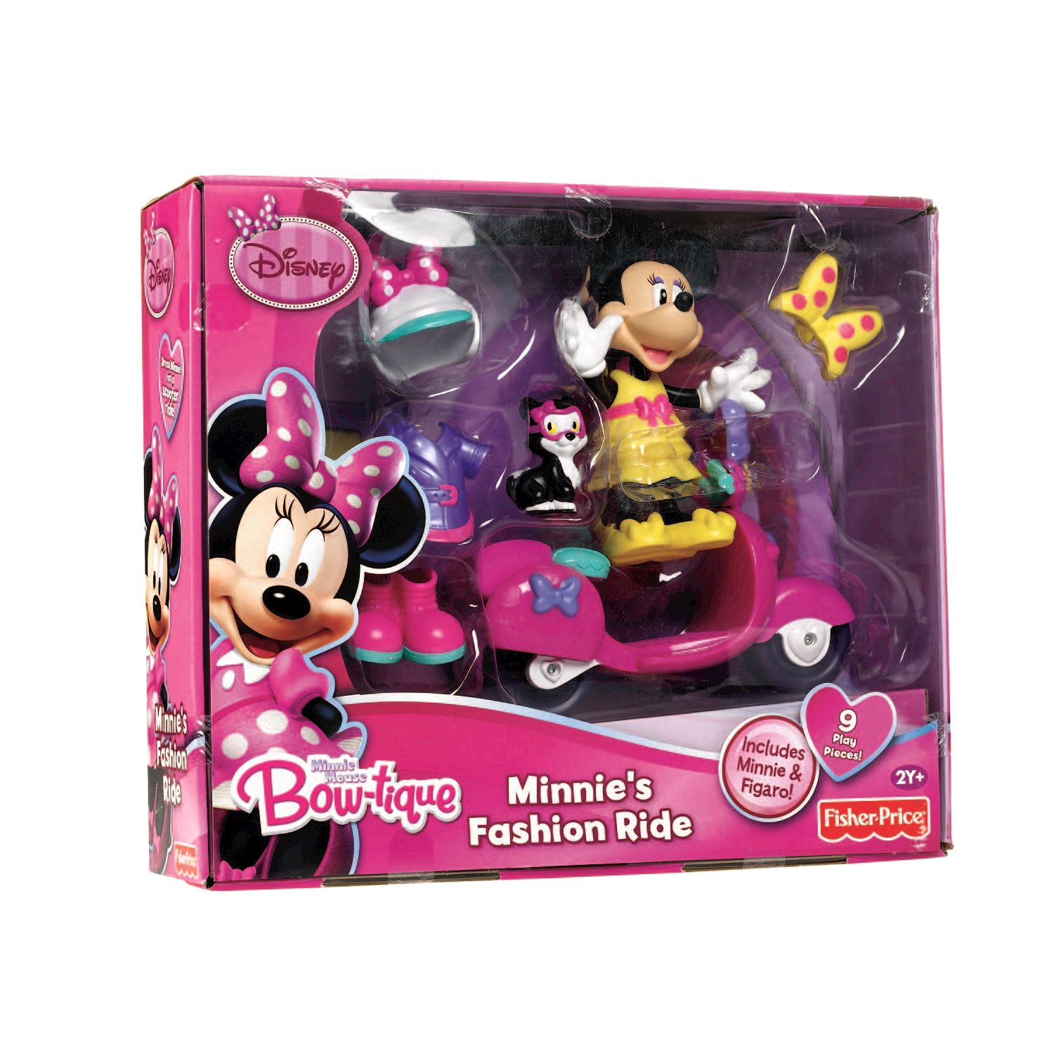 minnie mouse doll with snap on clothes