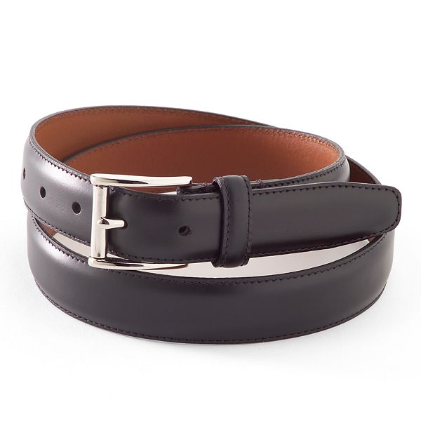 Chaps Nickel Buckle Leather Belt